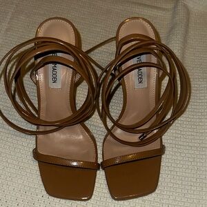 Steve Madden Brown Strappy Heels